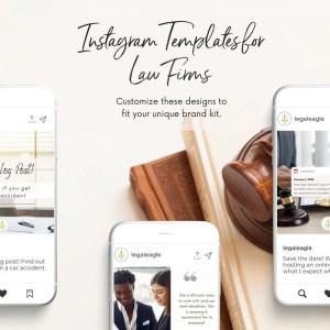 Enhance your legal Instagram feed with our professional templates. Save time, maintain brand consistency, and stand out!